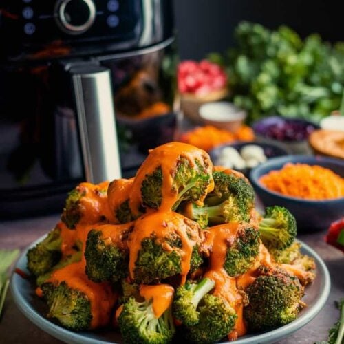 Air Fryer Broccoli Cheddar Bites