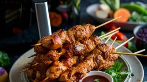 Air Fryer Chicken Satay recipe