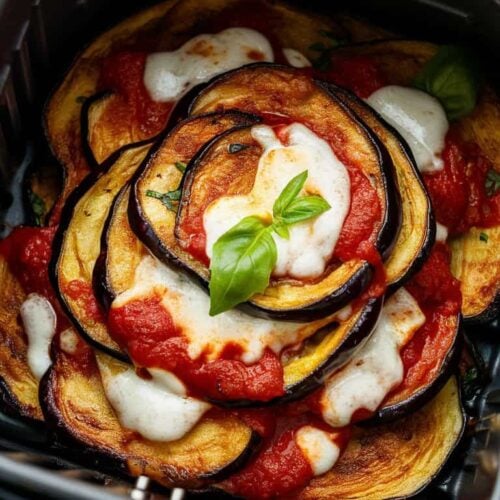 Air-Fryer-Eggplant-Parmesan
