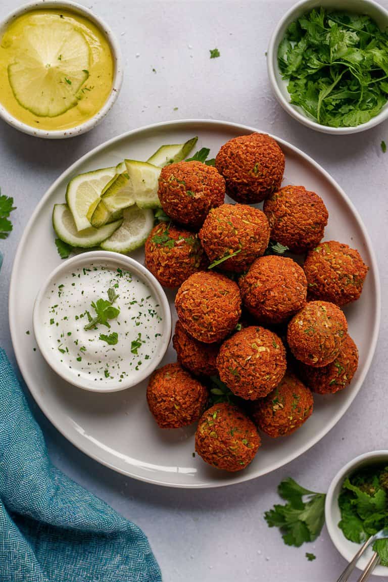 Air-Fryer-Falafel