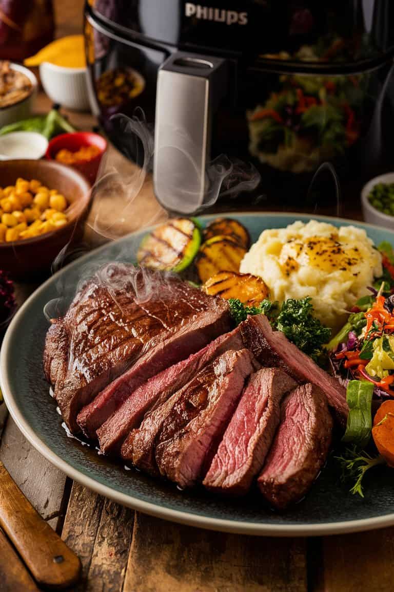 Air Fryer Ribeye Steak