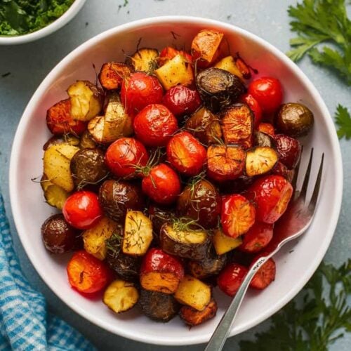 Air fryer roasted vegetables