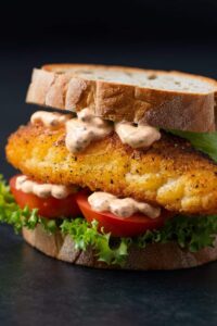 air fryer fish sandwich