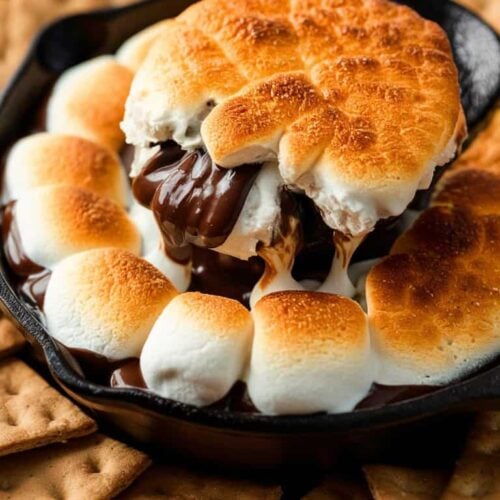 air-fryer-smores-dip