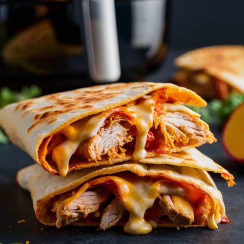 delicious Air Fryer Chicken Quesadilla