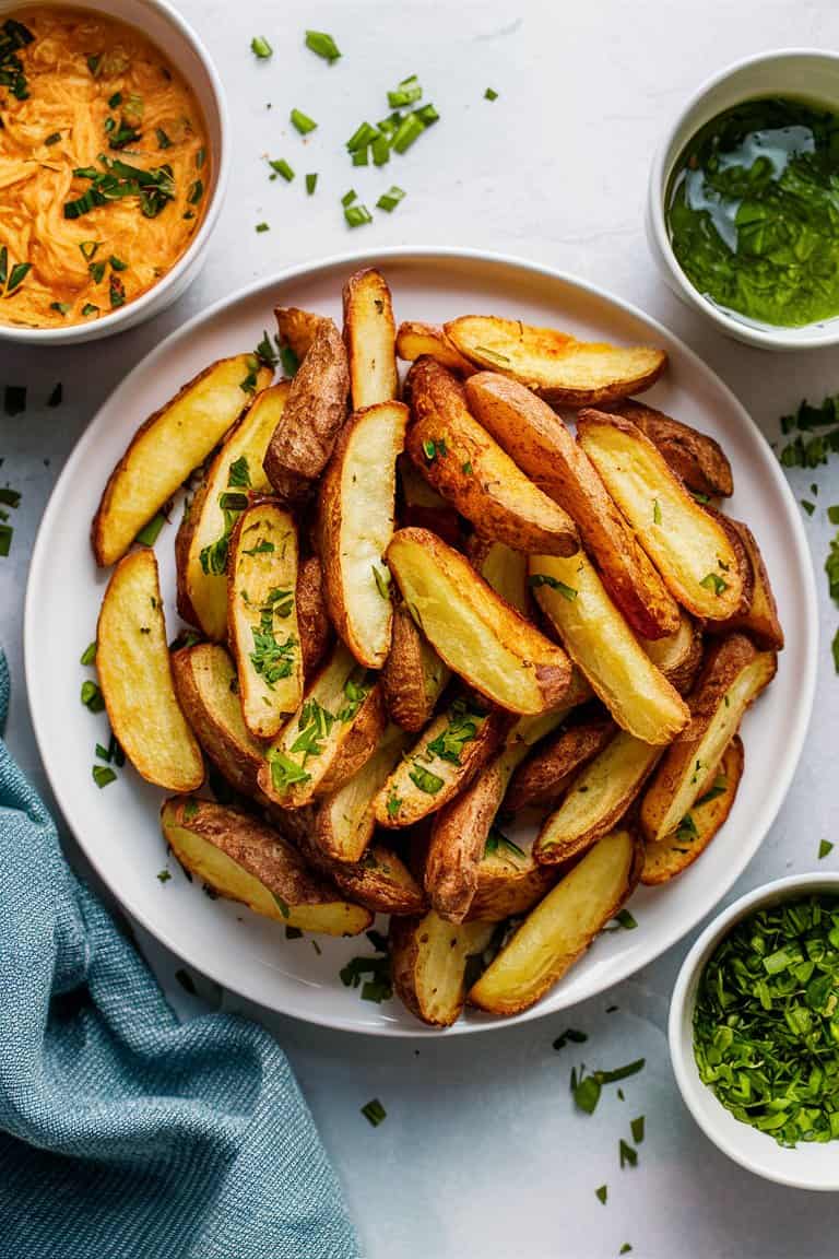 the best crispy Air Fryer Potato Wedges