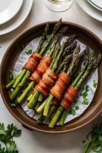 Air-Fryer Bacon-Wrapped Asparagus