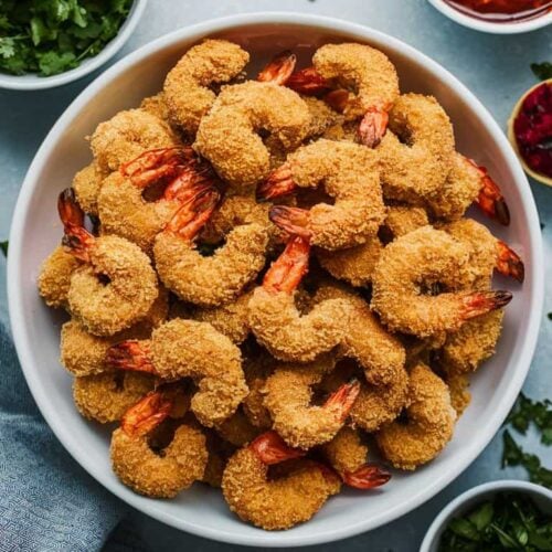 air fryer popcorn shrimps