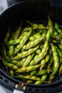 air fryer roasted edamame