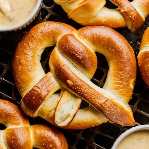 air fryer soft pretzels