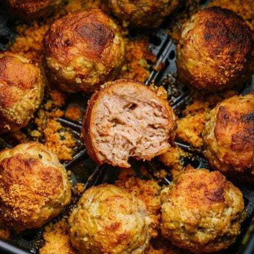 air fryer turkey meatball