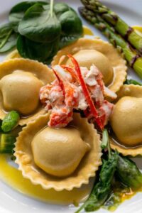 side dishes for Lobster ravioli