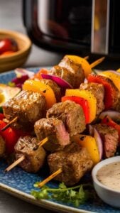 Air Fryer Beef Kabobs