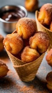 Air Fryer Churro Bites