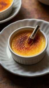 Air Fryer Crème Brûlée
