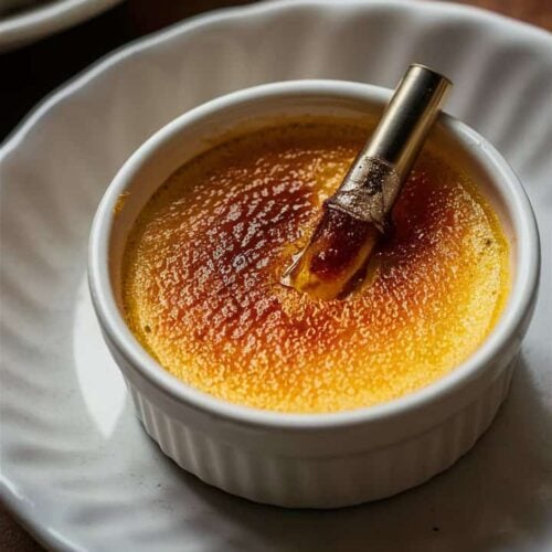 Air Fryer Crème Brûlée