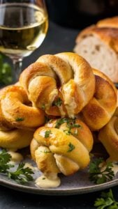 Air Fryer Garlic Knots