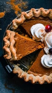 Air Fryer Pumpkin Pie