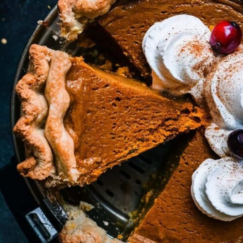 Air Fryer Pumpkin Pie