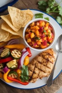 sides for Peach Salsa