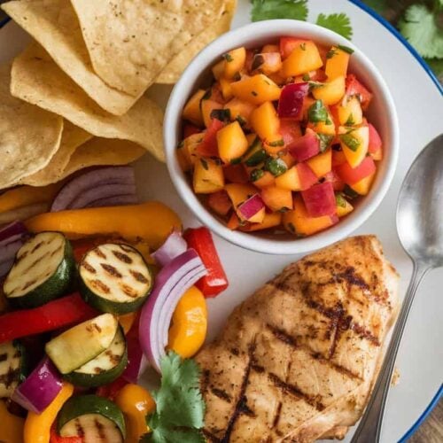 sides for Peach Salsa