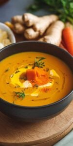 Carrot Ginger Turmeric Soup1