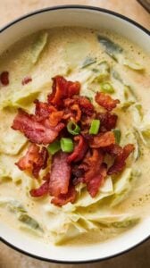 Creamy Bacon And Cabbage Soup1