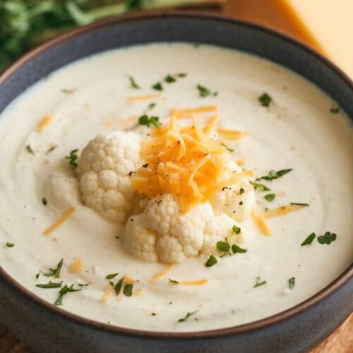 Creamy Cauliflower and Cheese Soup1