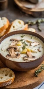 Creamy Garlic Mushroom Soup2