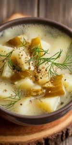 Dill Pickle and Potato Soup1