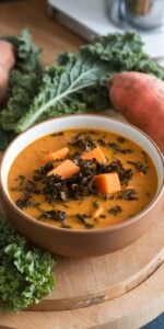 Hearty Kale and Sweet Potato Soup1