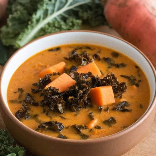 Hearty Kale and Sweet Potato Soup1