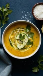 Roasted Garlic and Zucchini Soup1