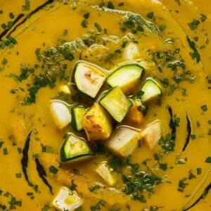 Roasted Garlic and Zucchini Soup2