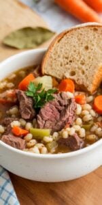 Slow Cooker Beef and Barley Soup1