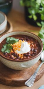Smoky Chipotle Black Bean Soup1