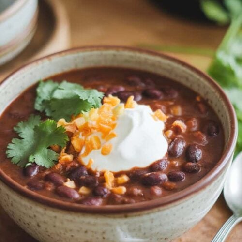 Smoky Chipotle Black Bean Soup1