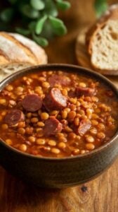 Smoky Sausage and Lentil Soup1