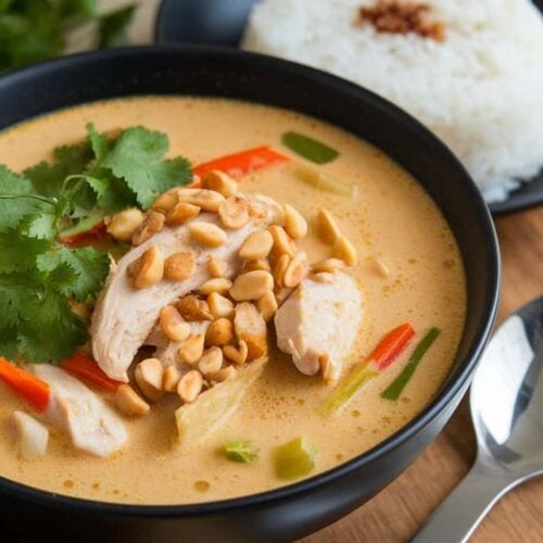 Thai Peanut Chicken Soup1