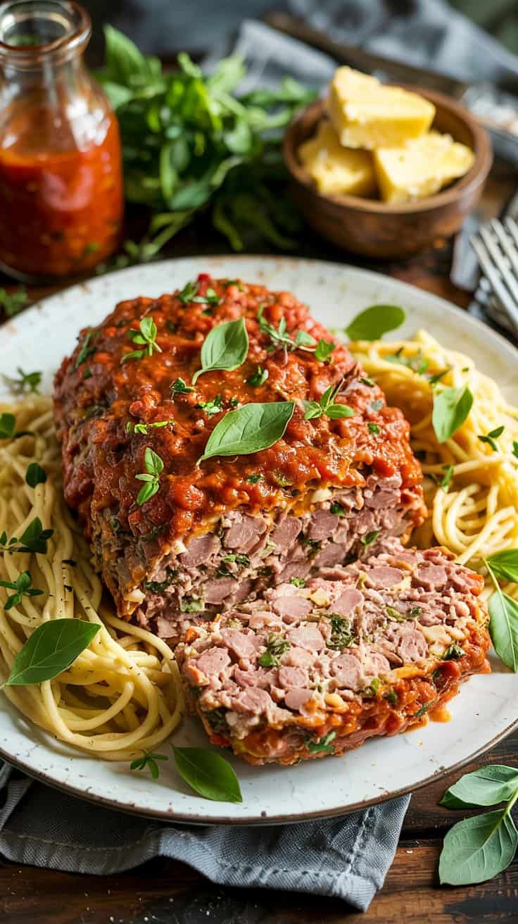 4. Italian Sausage Meatloaf with Marinara