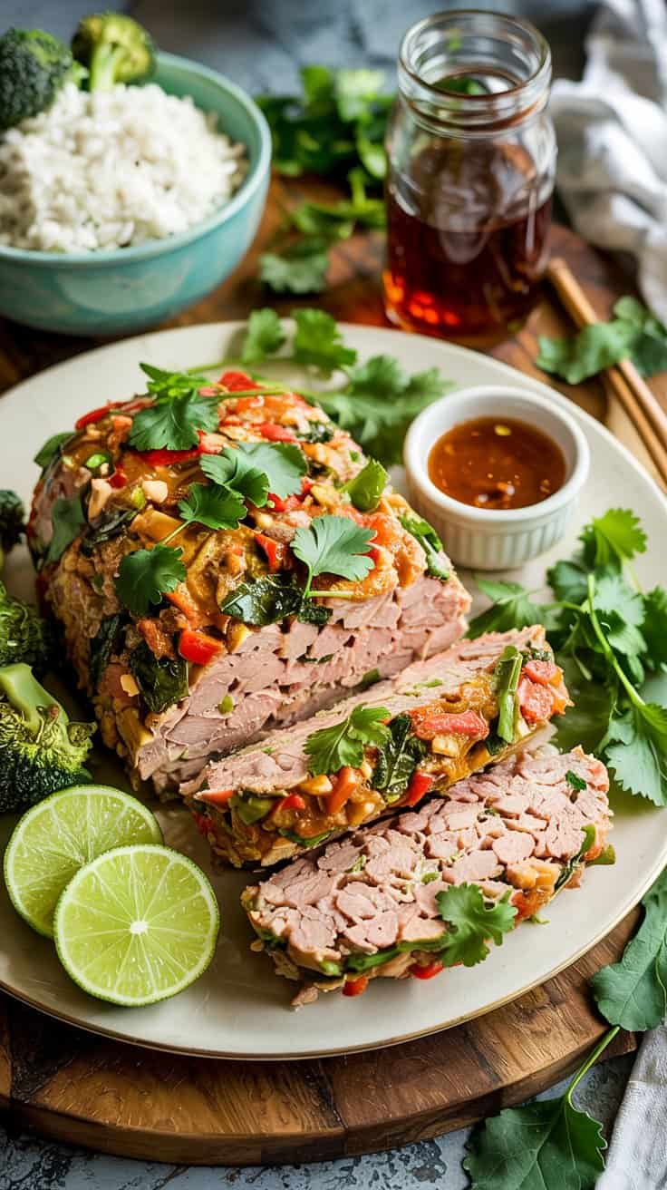 7. Thai Inspired Turkey Meatloaf