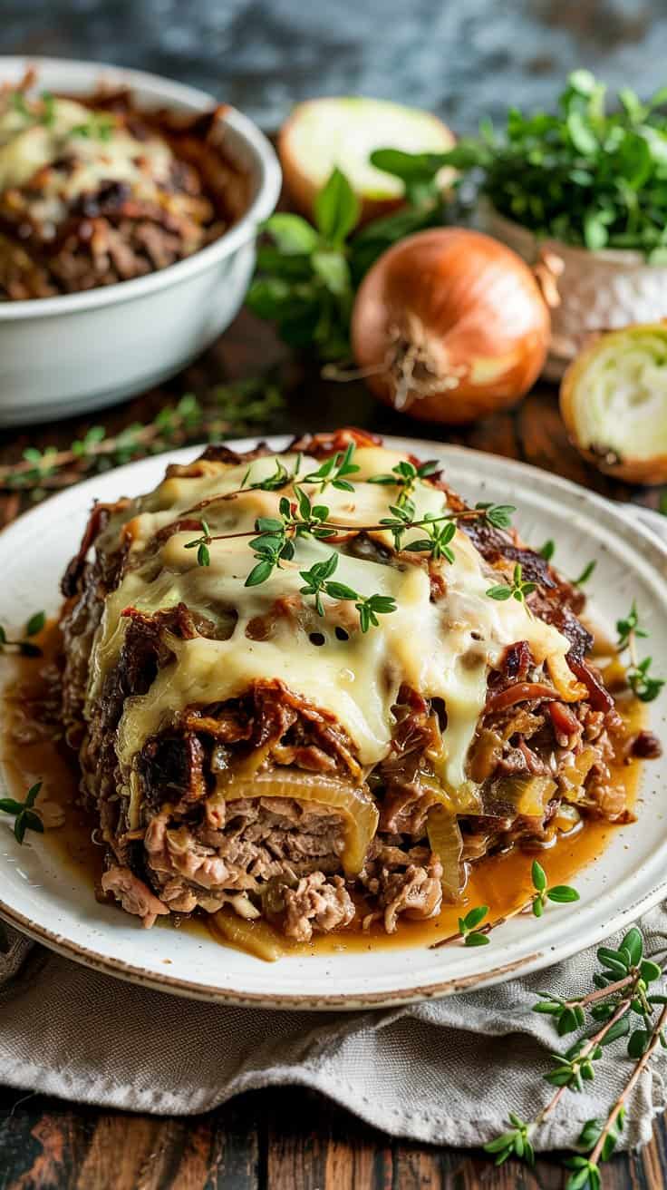 9. French Onion Meatloaf