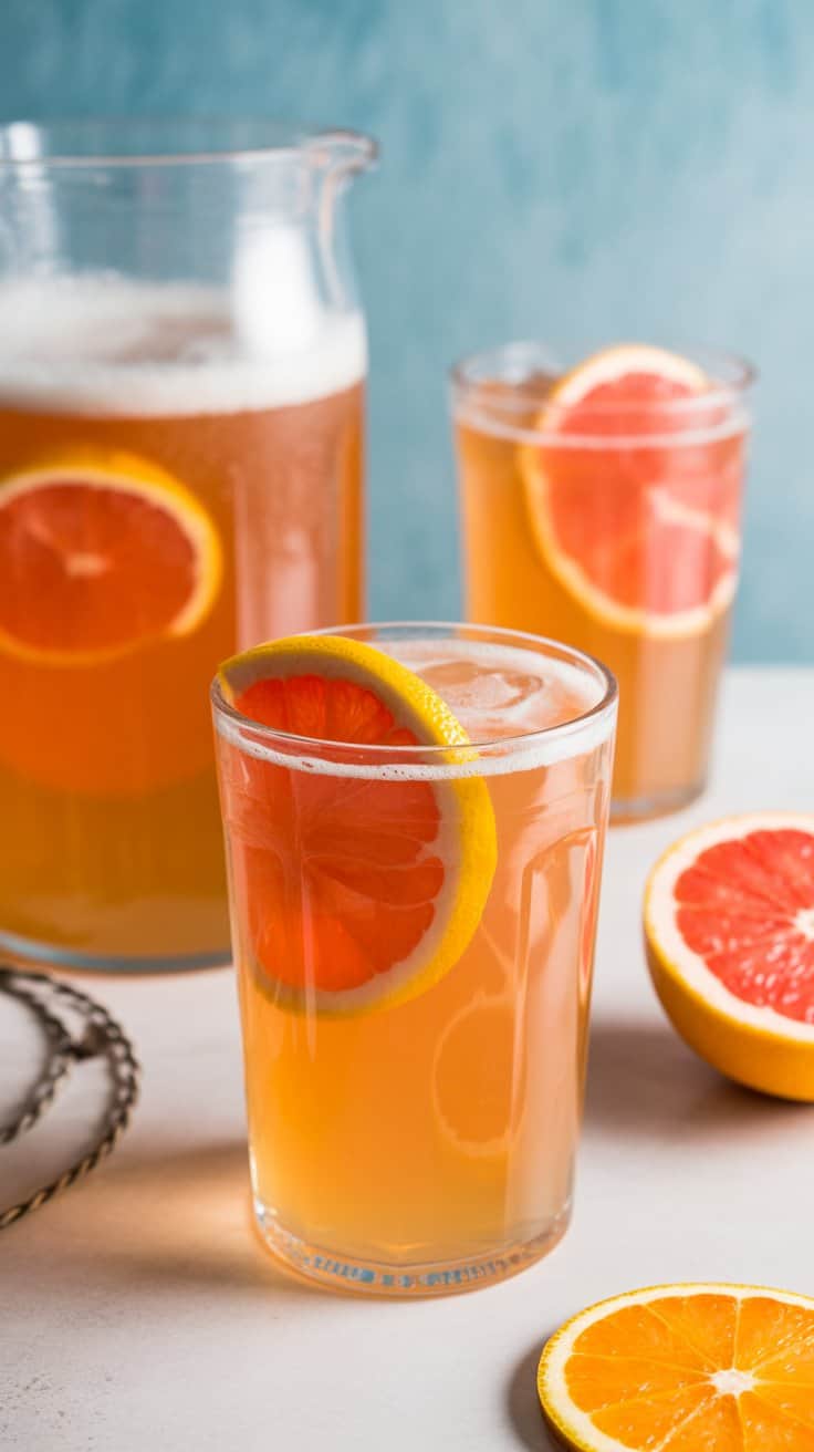 Grapefruit Radler Punch