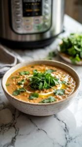 Instant Pot Coconut Lentil Soup