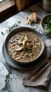 Instant Pot Mushroom Wild Rice Soup2