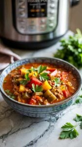 Instant Pot Stuffed Pepper Soup1