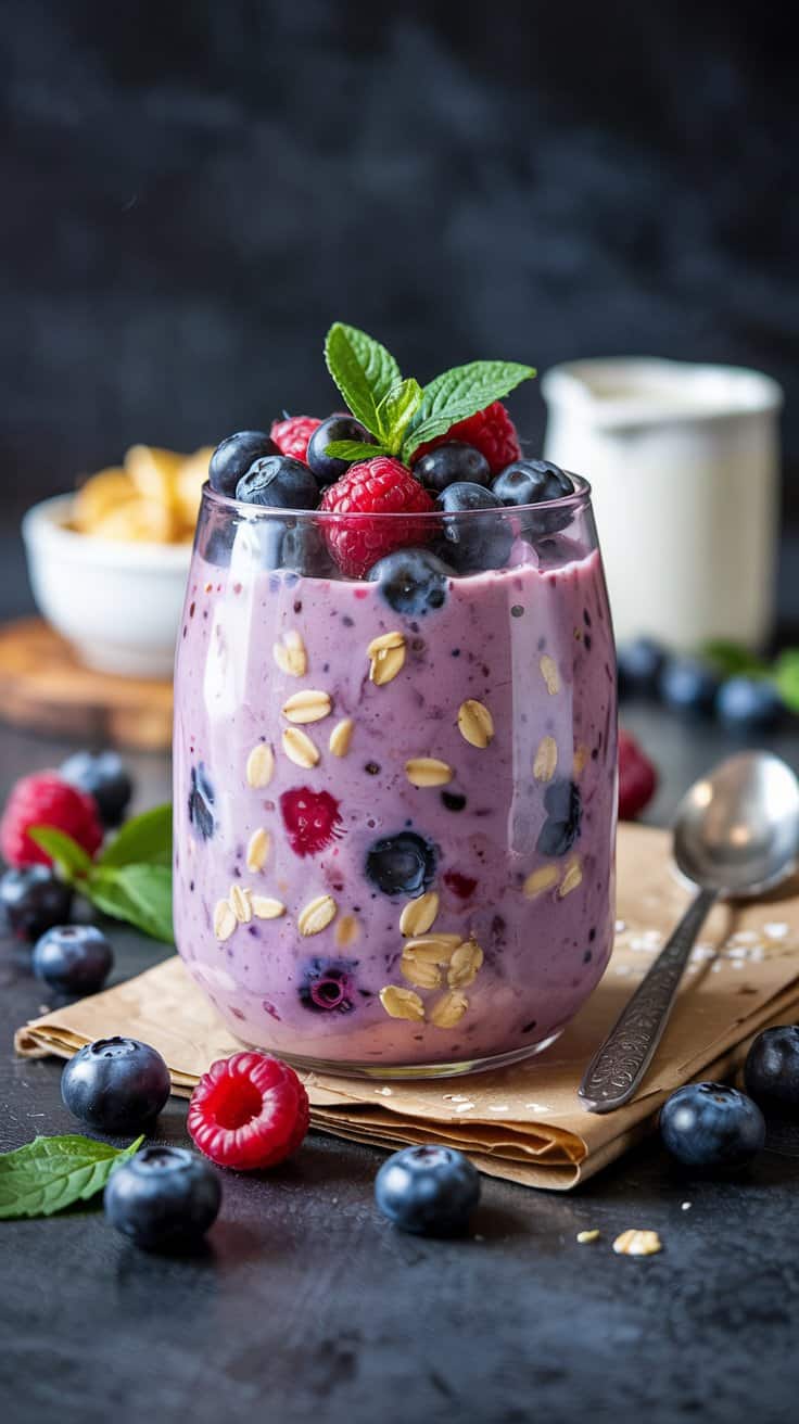 12 blueberry and vanilla overnight oats r9XNvvG3R a2EkmEuMXLtw yLeeWh55SGWsjXIQr33ORQ