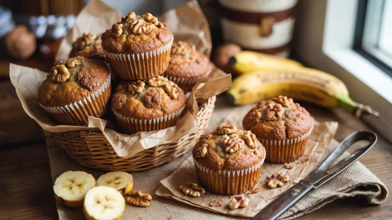 1 banana walnut muffins with a brown sug C7gtAQLiQfCULA4B1AMNRg gMADq6IuTZCwnCBvXrdoog