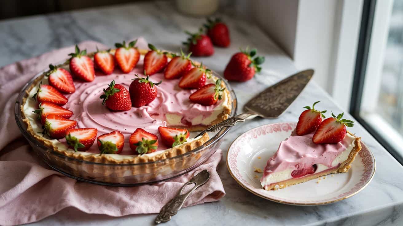 1 no bake strawberry cheesecake pie a so wD8O7y2wTnOh4vhRssfWLw qr 9gYnxTDCsepS9q5rjdA