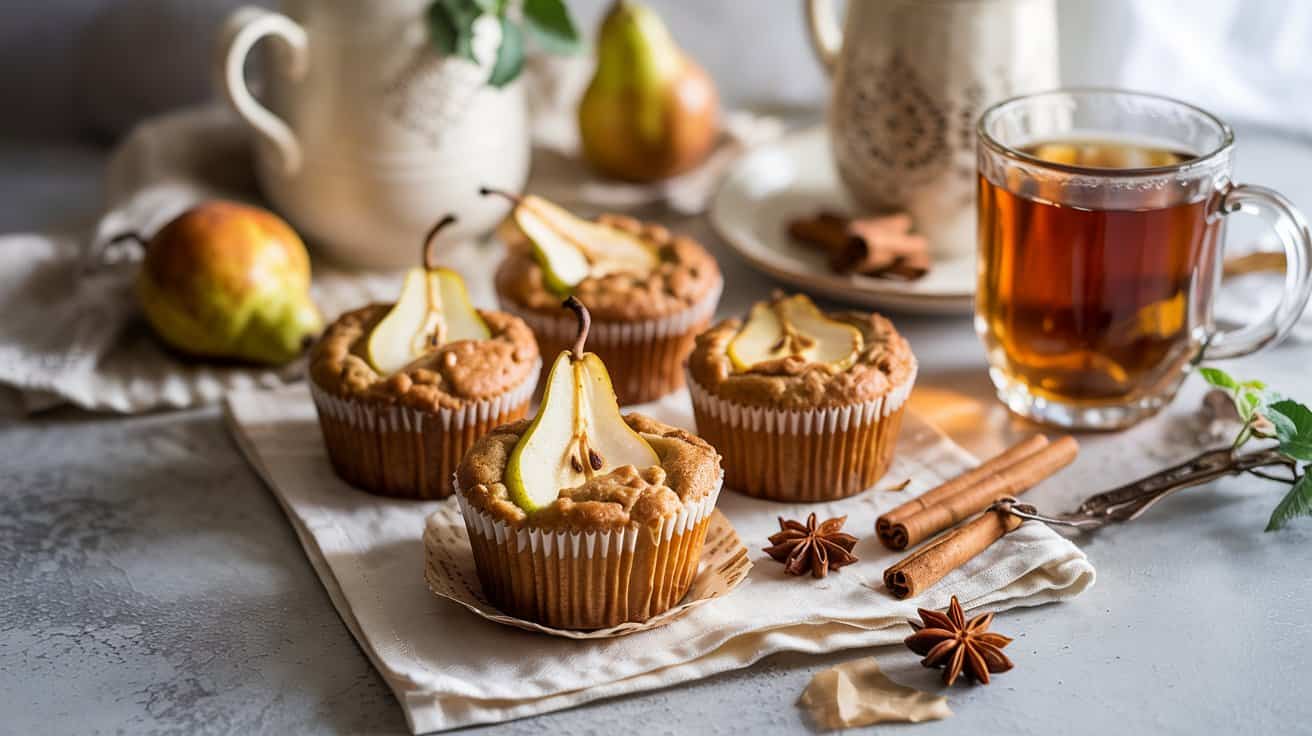 11 chai spiced pear muffins a cozy tea i JQNJBxOLSweViGXRy7D0sQ ptnHJYW4RECnm4sSZqY2yA